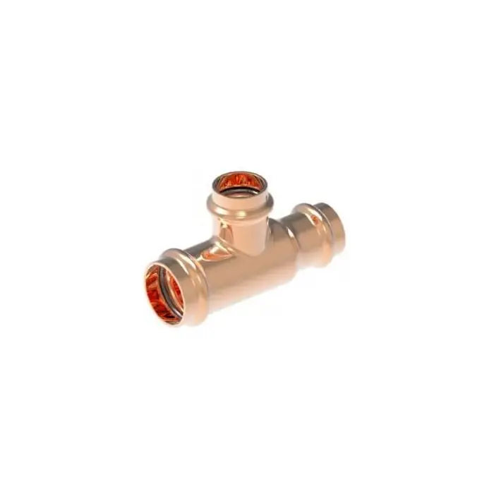 Apollo 10077806 811R Tee - Reducing Run & Outlet, Copper, Small Diameter, PxPxP, 2x1-1/2x1