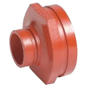 Victaulic FC93050P00 Concentric Reducer 50 Orange Enamel 3-1/2 x 3 in