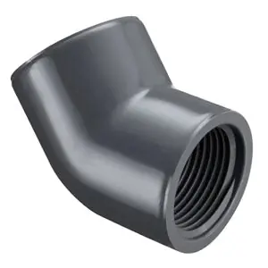 Spears 819-005 1/2 PVC 45 Ell FPT SCH80
