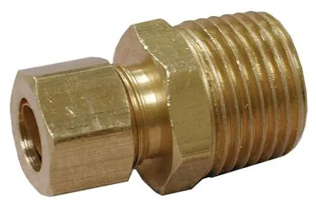 Jones Stephens C74059LF (68-44) 1/4 OD X 1/4 MIP COMP CONNECTOR LEAD FREE