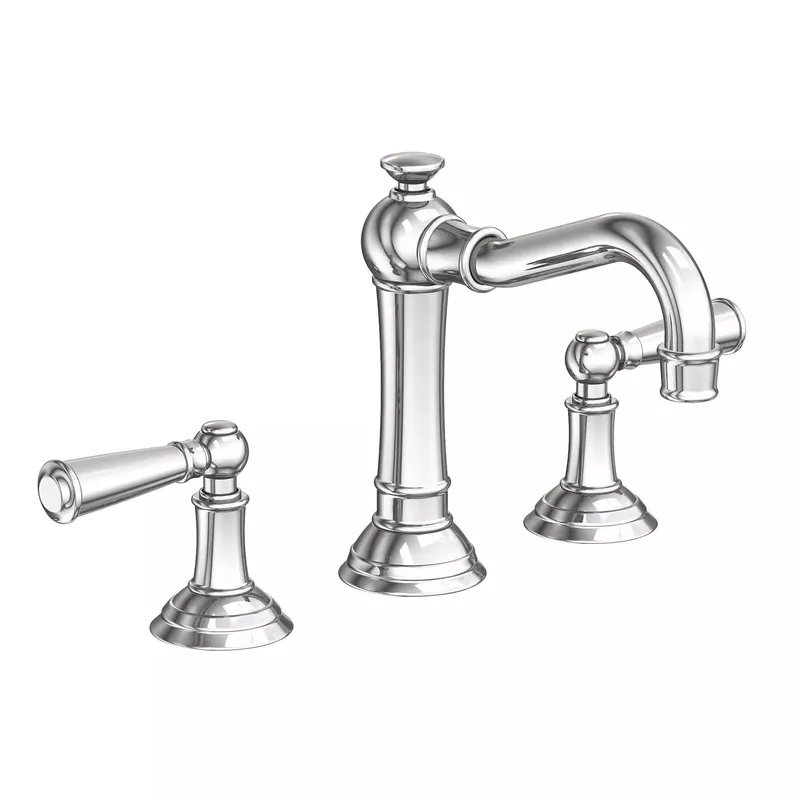 Newport Brass 2470/26 Jacobean Two Handle Widespread Bathroom Sink Faucet in Polished Chrome
