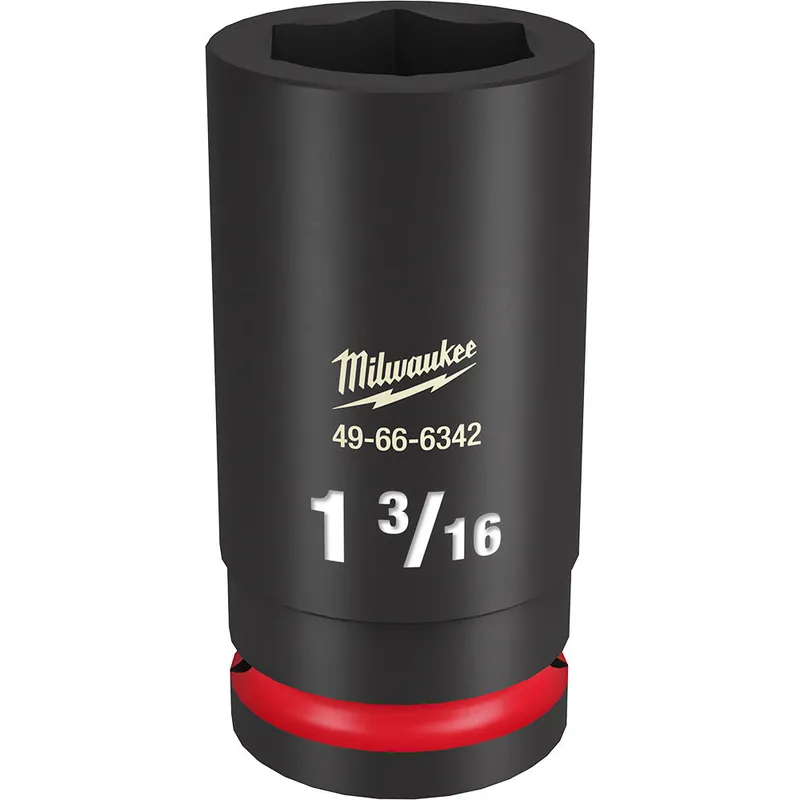 Milwaukee 49666342 Shockwave Impact Duty 3/4 Drive 1-3/16 Deep 6 Point Socket