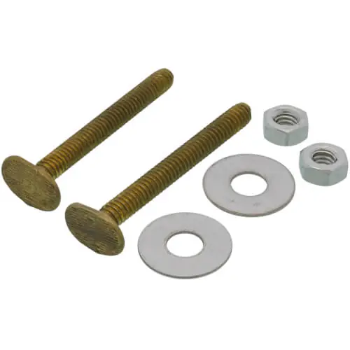 Fluidmaster 7110 2 1/4 Bowl-to-Flange Bolts Solid Brass