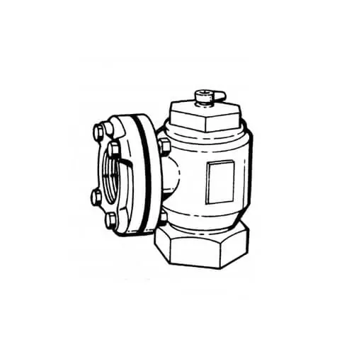 Bell & Gossett 107006 Flo-Control Angle Pattern Flow Control Valve 2-1/2 in Screwed x Flange