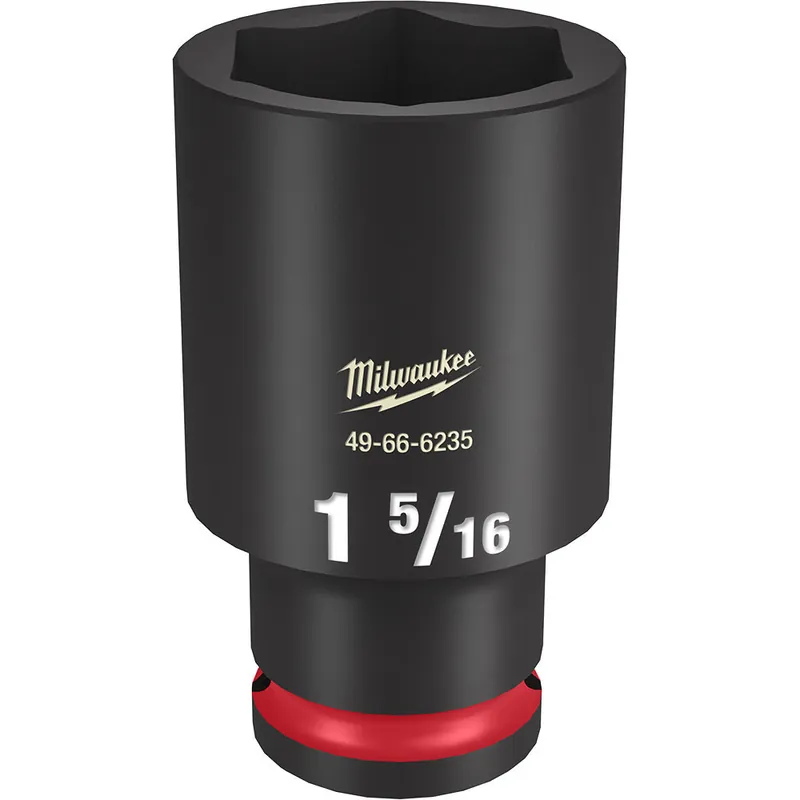 Milwaukee 49666235 SHOCKWAVE Impact Duty 1/2 Drive 1-5/16 Deep 6 Point Socket