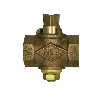 A Y MCDONALD 4210-163 10554 3/4 SQ HEAD GAS PV W/CHECK 25#