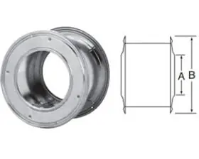 DuraVent 4BVWT Vent Pipe 4 Inch B Vent Pipe Replacement MPN