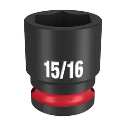 Milwaukee 49666209 SHOCKWAVE Impact Duty 1/2 Drive 15/16 Standard 6 Point Socket