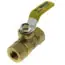 Webstone 41698 Ball Valve Brass 1/8 FIPxFIP Mini Petcock PTFE FKM Full Port