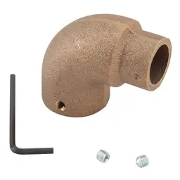 Watts Regulator 909EL-A Elbow 90 Degree Air Gap Vent 1/4-1/2 Inch Bronze 0881370