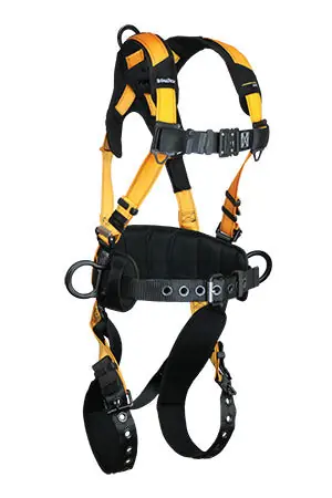 FallTech 7035BL Journeyman Flex Aluminum L 3D Legs Alum Comp Full Body Harness