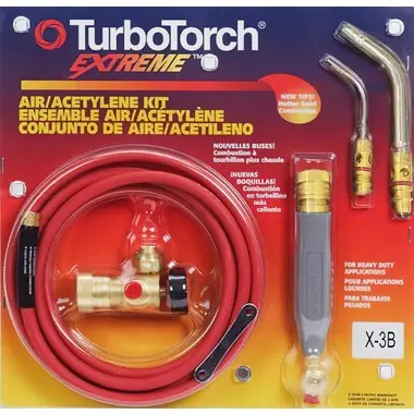 Turbo Torch T/TX-3B Kit Plumbing Air/Acetylene X3B Replacement MPN
