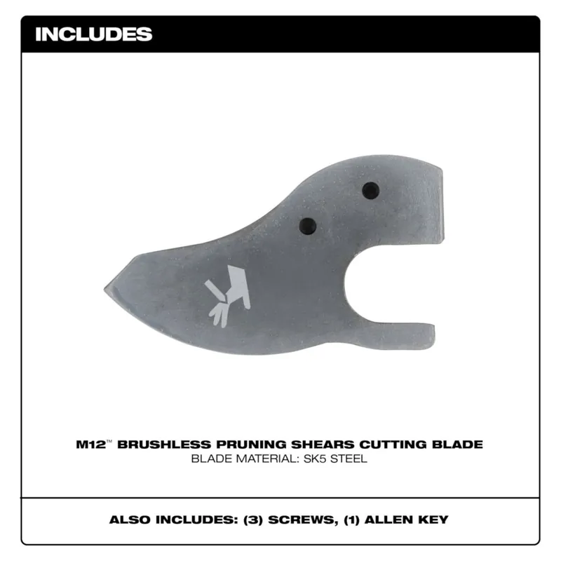 Milwaukee Tool 48-44-2769 M12 Brushless Pruning Shears Replacement Blade