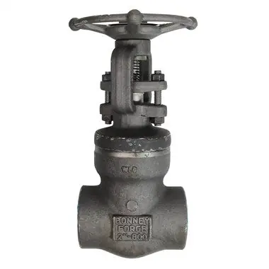 Bonney Forge WL11T-2 Gate Valve 2 Inch Threaded Weld Bonnet 800# A105 Trim 8