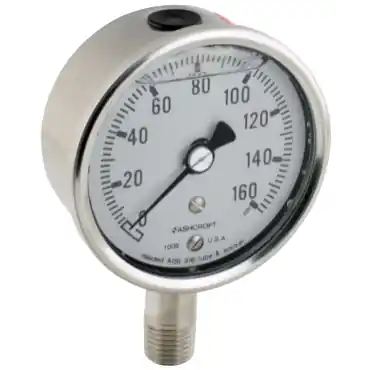 Dixon Valve & Coupling GLSS160 Liquid Pressure Gauge 0-160 PSI