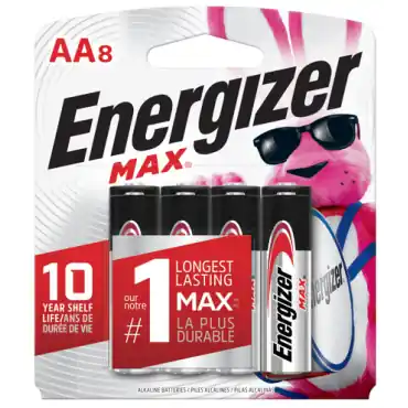 Energizer E91MP-8 Energizer Max AA 1.5 Volt (8 Pack) Replacement MPN