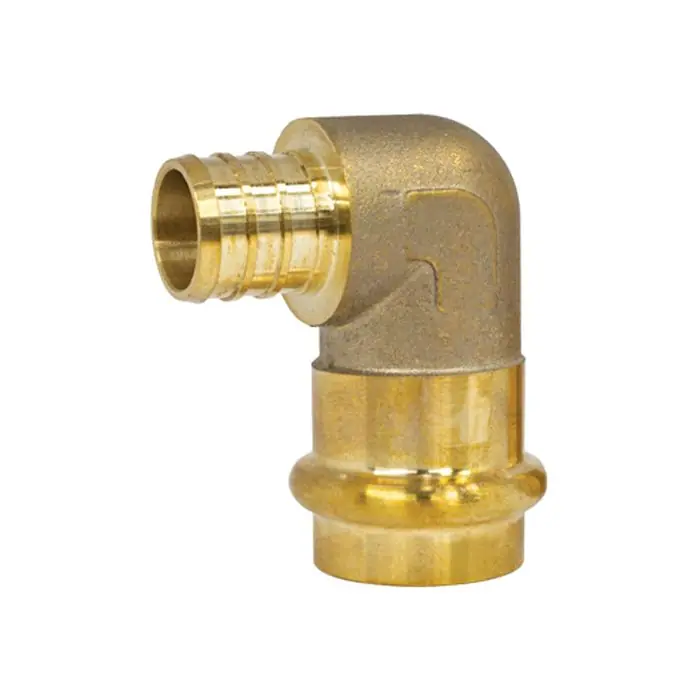 Webstone 16842W Transition Fitting Elbow 1/2 Pressures x F1807 Lead Free Bronze PEX 90 Degree