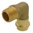 Webstone H-86242W Elbow Brass Lead Free 1/2 Inch Press x MPT