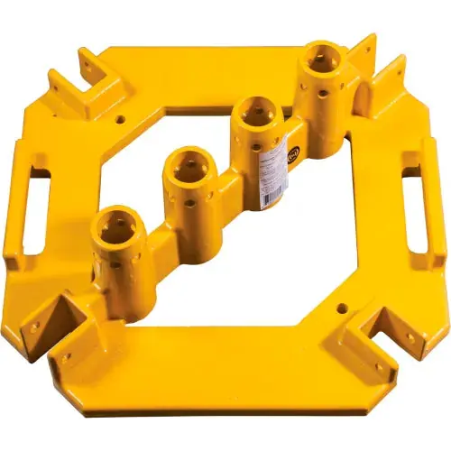Guardian Fall Protection 15178 Quickset Multi-Directional Baseplate Powder Coated Steel