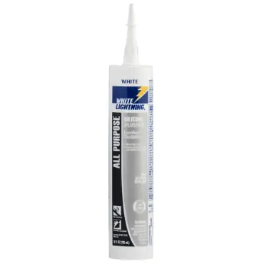 White Lightning W11121010 All Purpose 100% Silicone Rubber Sealant