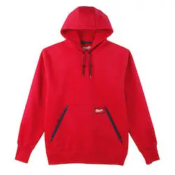 Milwaukee 350R-3X Heavy Duty Pullover Hoodie - Red 3XL
