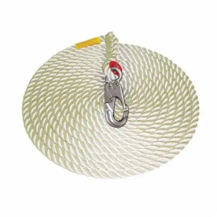 3M 1299997 Protecta Fall Protection PRO Rope Lifeline 310 lb Load Capacity 50 ft