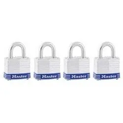Master Lock 3008D Tumbler Padlock Keyed Alike 4-Pin Cylinder 1-9/16 Width