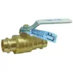 Apollo 77VLF14701 Ball Valve 77VLF-140 Lead Free Brass 1-1/2 Inch Press 2-Piece Full Port Stainless Steel Trim