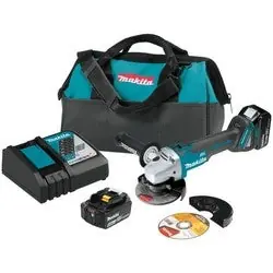 Makita XAG04T 18V LXT Lithium-Ion Brushless Cordless 4-1/2 / 5 Cut-Off/Angle Grinder Kit 5.0Ah