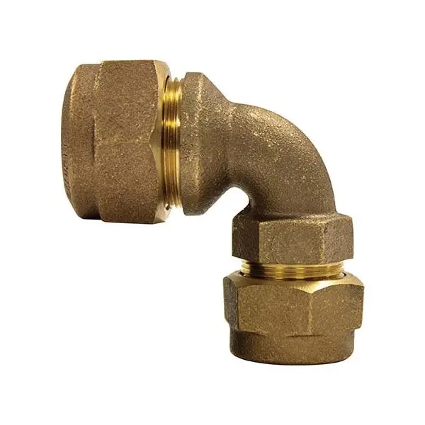 AY McDonald 74761Q-1 Elbow 90 Degree Coupling 1 Inch Lead Free Brass CTS Q