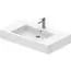 Duravit 03298500001 Lavatory Sink Vero Wall Mount with Overflow & WonderGliss Surface Treatment 19-1/4 x 33-1/2 Inch Rectangle White 1 Hole
