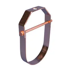 nVent CADDY 4020200CP 402 Clevis Hanger for Copper Tube Light Duty 2 Pipe 2.125 OD 3/8 Rod