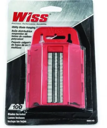 APEX TOOL GROUP LLC RWK14D Utility Knife Blade Dispenser 100/Pk Wiss Atg