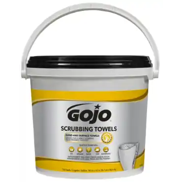 Gojo 6398-02 Scrubbing Towels Power 170 Count Bucket