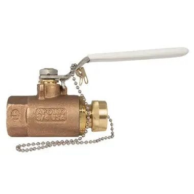 Apollo Valves 70LF144HC 70LF-100 Series 3/4 In. Bronze Regular Port NPT X GHT Ball Valve