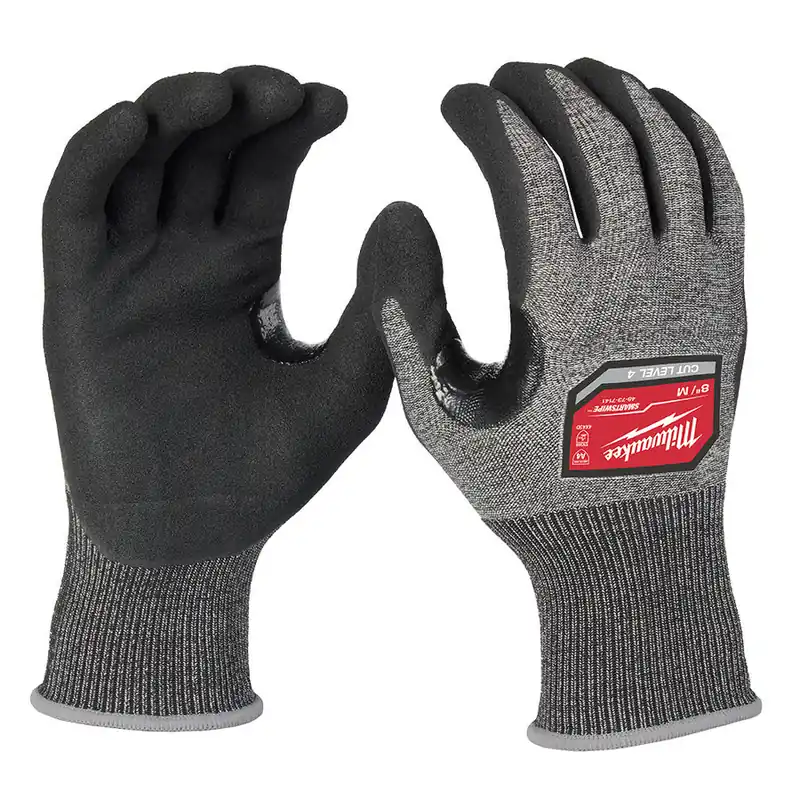 Milwaukee Tool 48-73-7141 Cut Level 4 High-Dexterity Nitrile Dipped Gloves