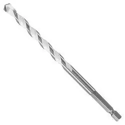 Bosch MP09 Drill Bit, Multi-Grind Head, 5/16 Diameter x 6 Length, 4 Steep Flute with Rib, 4 Usable Length, 0.25 Hex Shank, Tungsten Carbide Tip