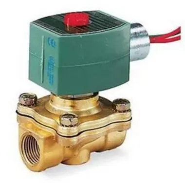ASCO 8210G094MO Solenoid Valve 8210 2-Way Brass 1/2 Inch NPT Normally Closed 120 Alternating Current NBR