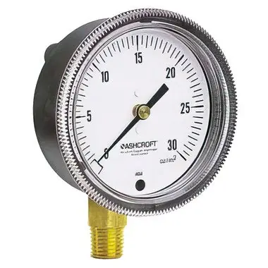 ASHCROFT 251490A02LXAK15IW Pressure Gauge