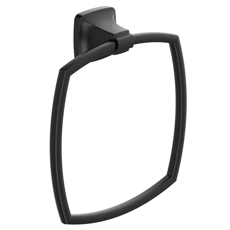 American Standard 7353190.243 Townsend Towel Ring in Matte Black