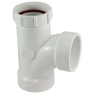 IPEX 212191AW PVC Pipe Tee Schedule 40 (Three Way)