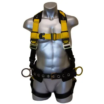 Guardian Fall Protection 37191 XXXL Series 3 Harness W/Waist Pad, PT Chest, PT Legs, 3-D (Dorsal, Side)