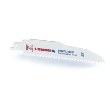 Lenox 203706066R5 Reciprocating Saw Blade - 6 in L x 1 in W x 0.062 in Thick, 6 TPI