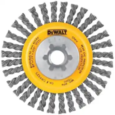 DeWalt DW4936 Extended Performance Wire Wheel 12000 RPM 6 in