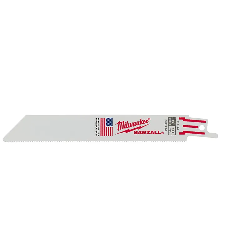 Milwaukee 48-00-8184 Thin Kerf SAWZALL Blade 6 in 25 blades per pack