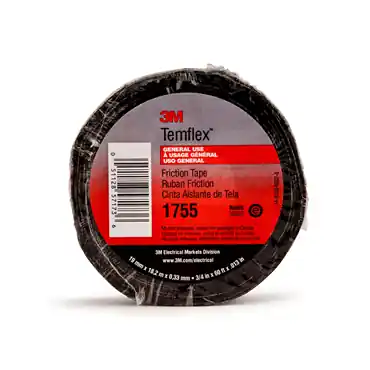 3M 00054007502166 Temflex Cotton Friction Tape 1755 (82.5 ft) Replacement MPN