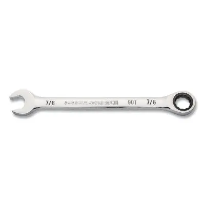 GearWrench 86951 90-Tooth 12 Point Ratcheting Combination Wrench SAE 7/8 in