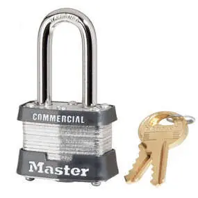 Master Lock 3KALF3210 Laminated Steel Pin Tumbler Padlock