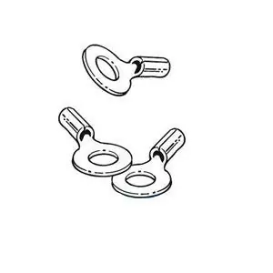 Mars 86275 Non-Insulated Ring Terminal 12 - 10 AWG Conductor No 10 Stud