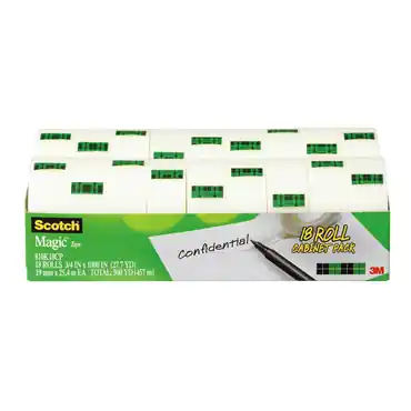 3M 00051111027097 Scotch Magic Tape 810K18CP each